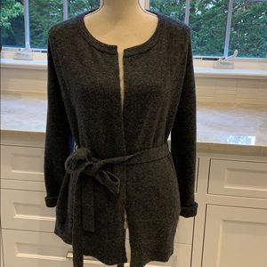 Banana Republic belted wool cardigan